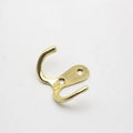 Retro Zinc Alloy Wall Hook — Single or Double Prong for Coats, Bags & Towels