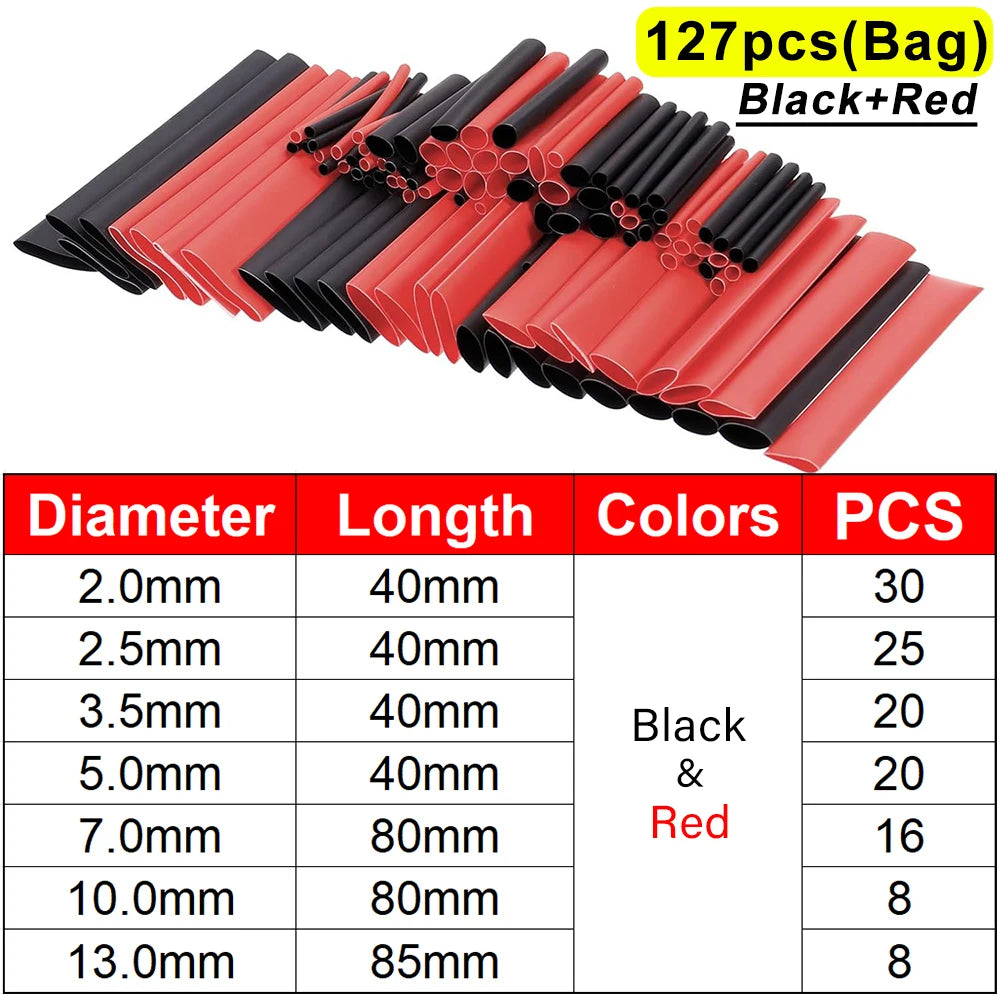 PE Heat Shrink Tube Kit — Flame-Retardant Electrical Cable Insulation
