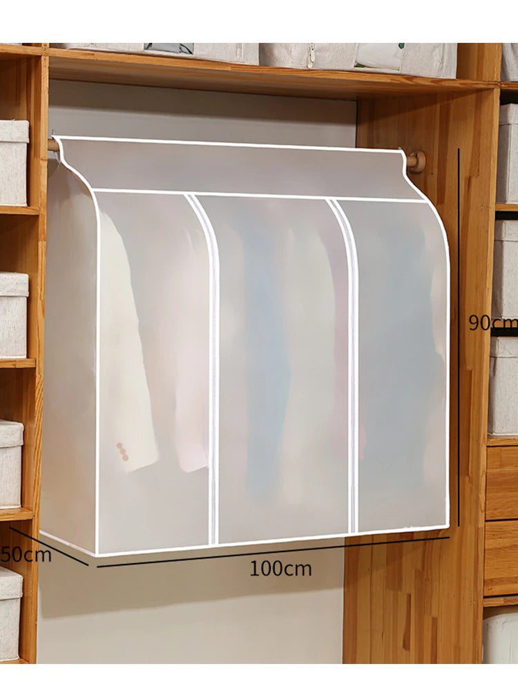 3D Large Dustproof Garment Bag — Waterproof Wardrobe Cover