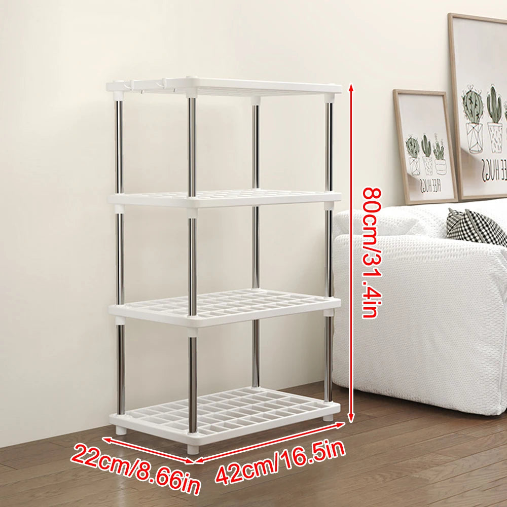 Multi-Level Floor Storage Rack — Kitchen, Bathroom & Living Room