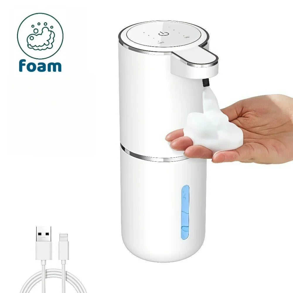 Touchless Foam Soap Dispenser — USB Rechargeable, Infrared Sensor, CE/RoHS