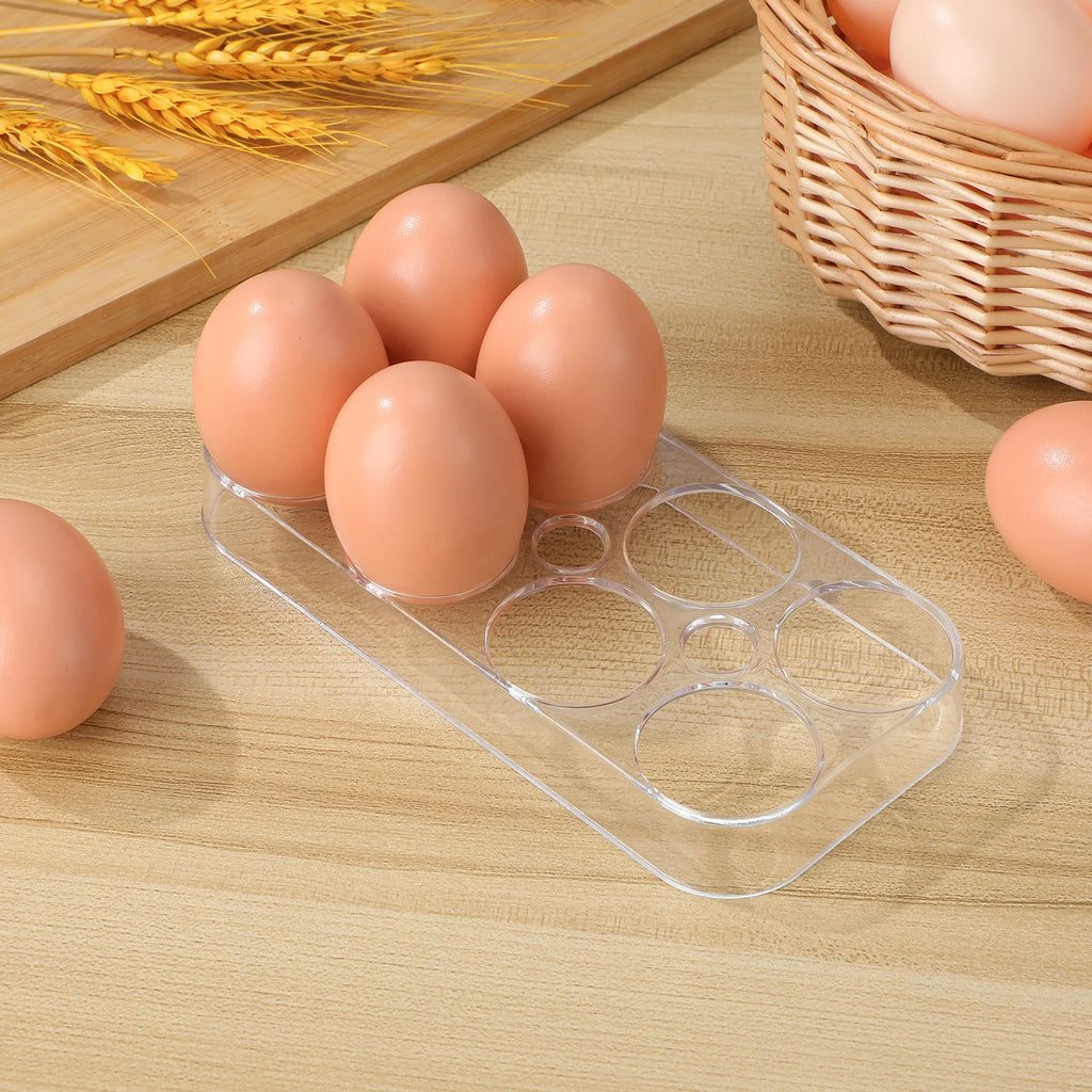 Refrigerator Egg Tray & Organizer — Stackable, Portable
