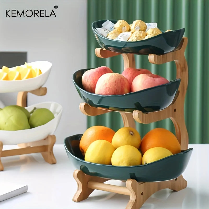 2 or 3-Layer Fruit & Snack Stand — for Living Room & Entertaining