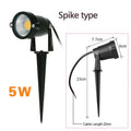 teetealy LED COB Spike Lawn Lamp – 5W–20W Garden Path Spotlight IP65