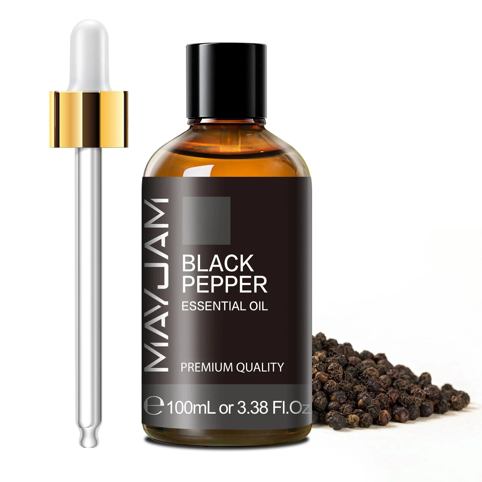 MAYJAM 100ml Pure Plant Essential Oil — Mint, Bergamot, Patchouli, Lemongrass & More