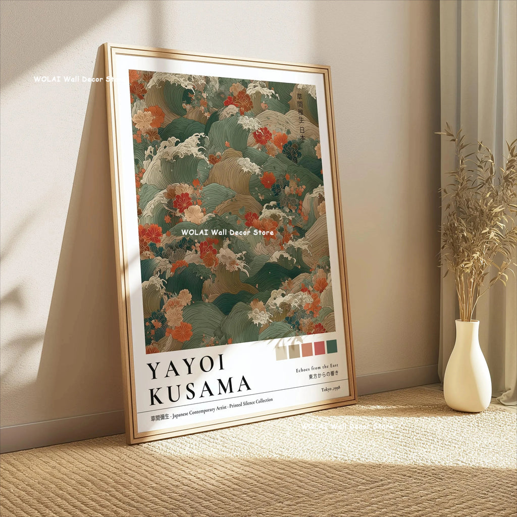 Japanese Wall Art Canvas Prints — Coral Reef, Mushrooms & Mount Fuji, Set of 1 or 3