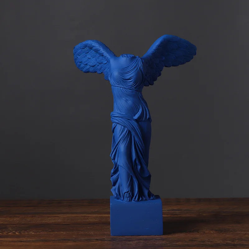 Winged Victory of Samothrace Resin Figurine — 24.5 cm Greek Goddess Sculpture