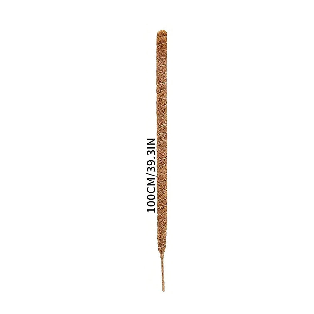 Moss Pole for Plants – Natural Coir Fiber Support Stake for Monstera, Pothos & Climbing Indoor Plants