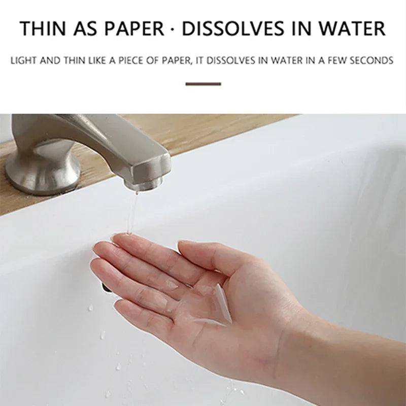 Travel Soap Sheets — Portable Scented Paper Soap, 50 or 150 Sheets