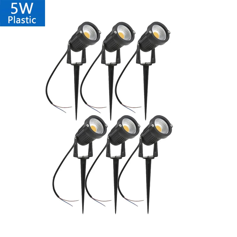 Zhengde LED Spike Lawn Lamp – 5W–20W IP65 Landscape Spotlight AC/DC