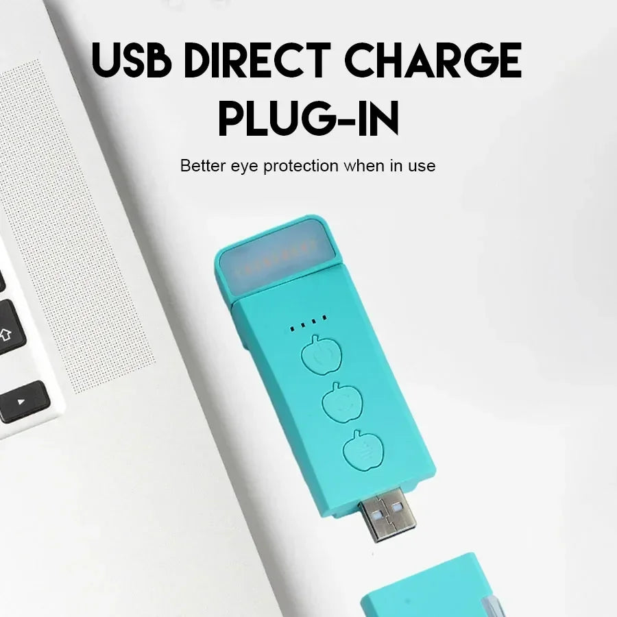Rechargeable Clip-On Book Light — Eye-Care, 3 Colour Modes