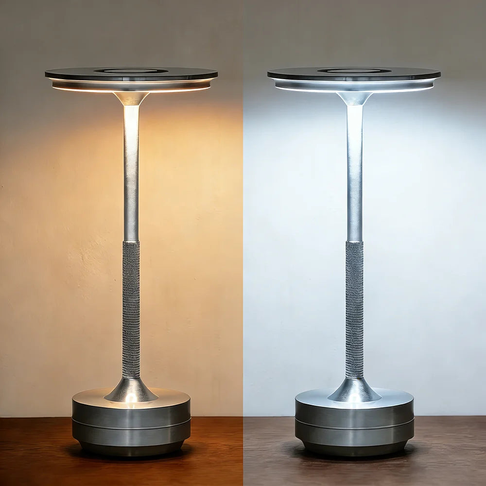 Wireless LED Table Lamp Set of 2 — Touch Sensor, 3 Colour Temperatures