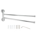 Rotating Swing-Out Towel Rack — 2 or 3 Arms, Zinc Alloy & Stainless Steel