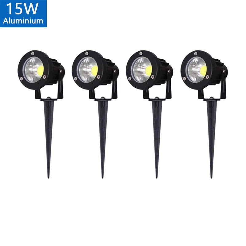 Zhengde LED Spike Lawn Lamp – 5W–20W IP65 Landscape Spotlight AC/DC