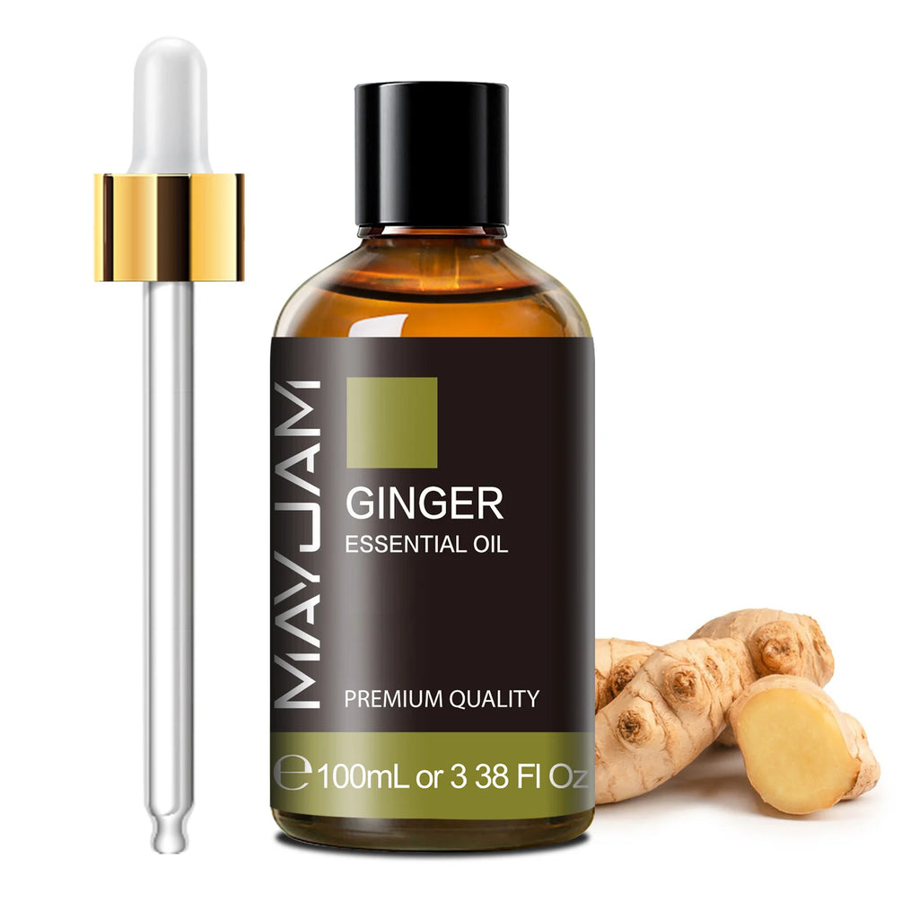 MAYJAM 100ml Pure Plant Essential Oil — Mint, Bergamot, Patchouli, Lemongrass & More