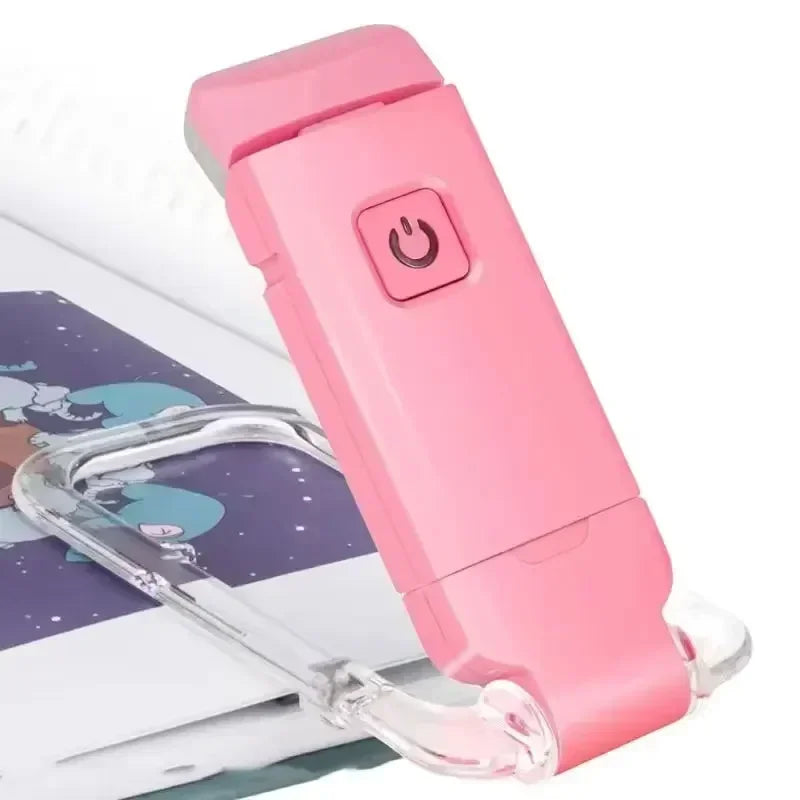 Rechargeable Clip-On Book Light — Eye-Care, 3 Colour Modes