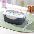 BPA-Free Leakproof Lunch Box with Cutlery — Microwave Safe, for School & Office