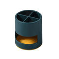 4-Compartment Toothbrush Holder with Drain Tray — ABS Bathroom Organizer