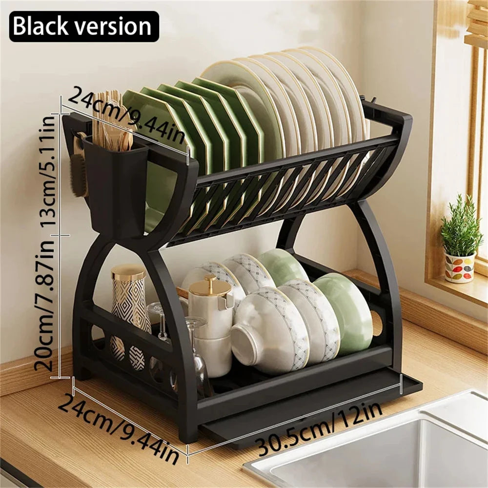 Kitchen Bowl & Chopstick Drain Rack