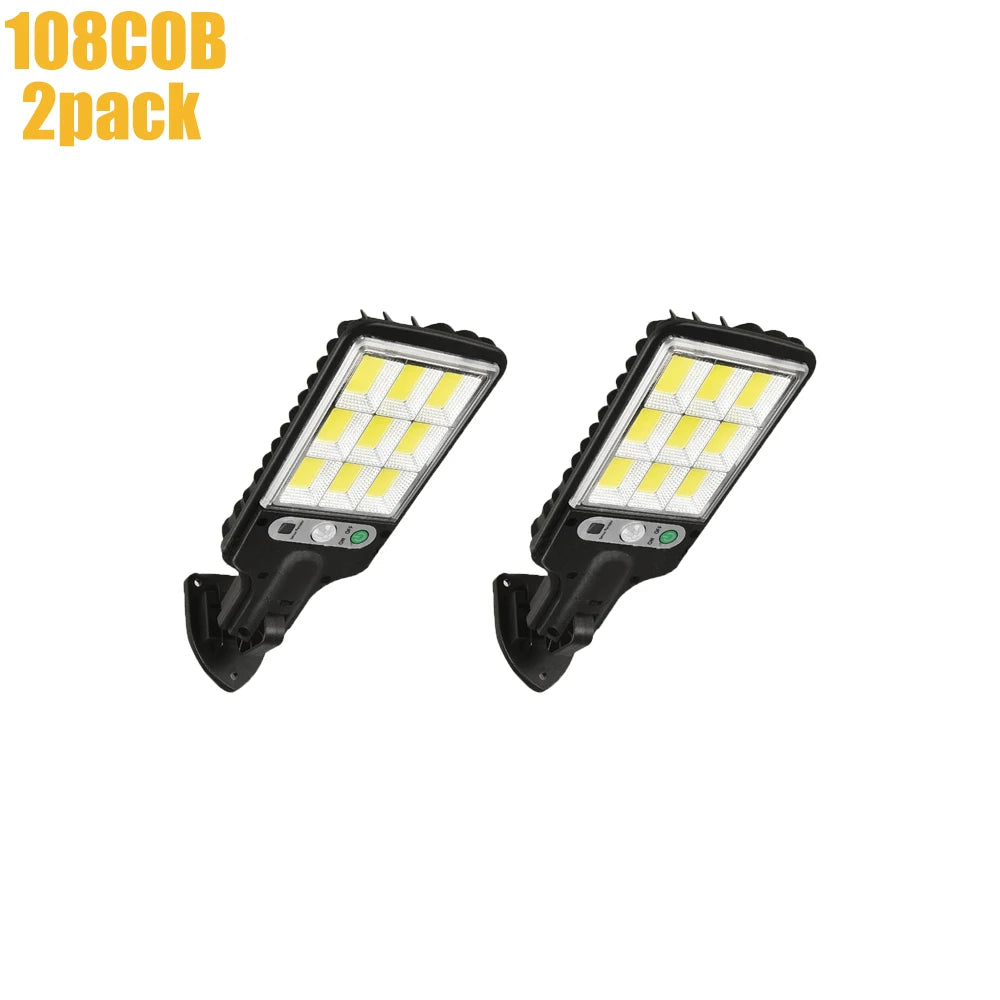 ZTree Solar Security Wall Light – COB LED Motion Sensor with 3 Modes for Garden, Courtyard & Patio (IP65)