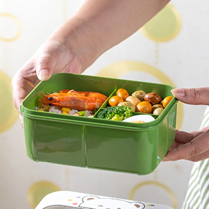 BPA-Free Leakproof Lunch Box with Cutlery — Microwave Safe, for School & Office