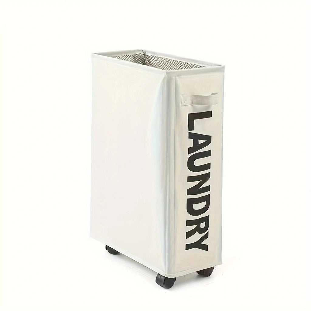 Large Foldable Laundry Basket with Wheels