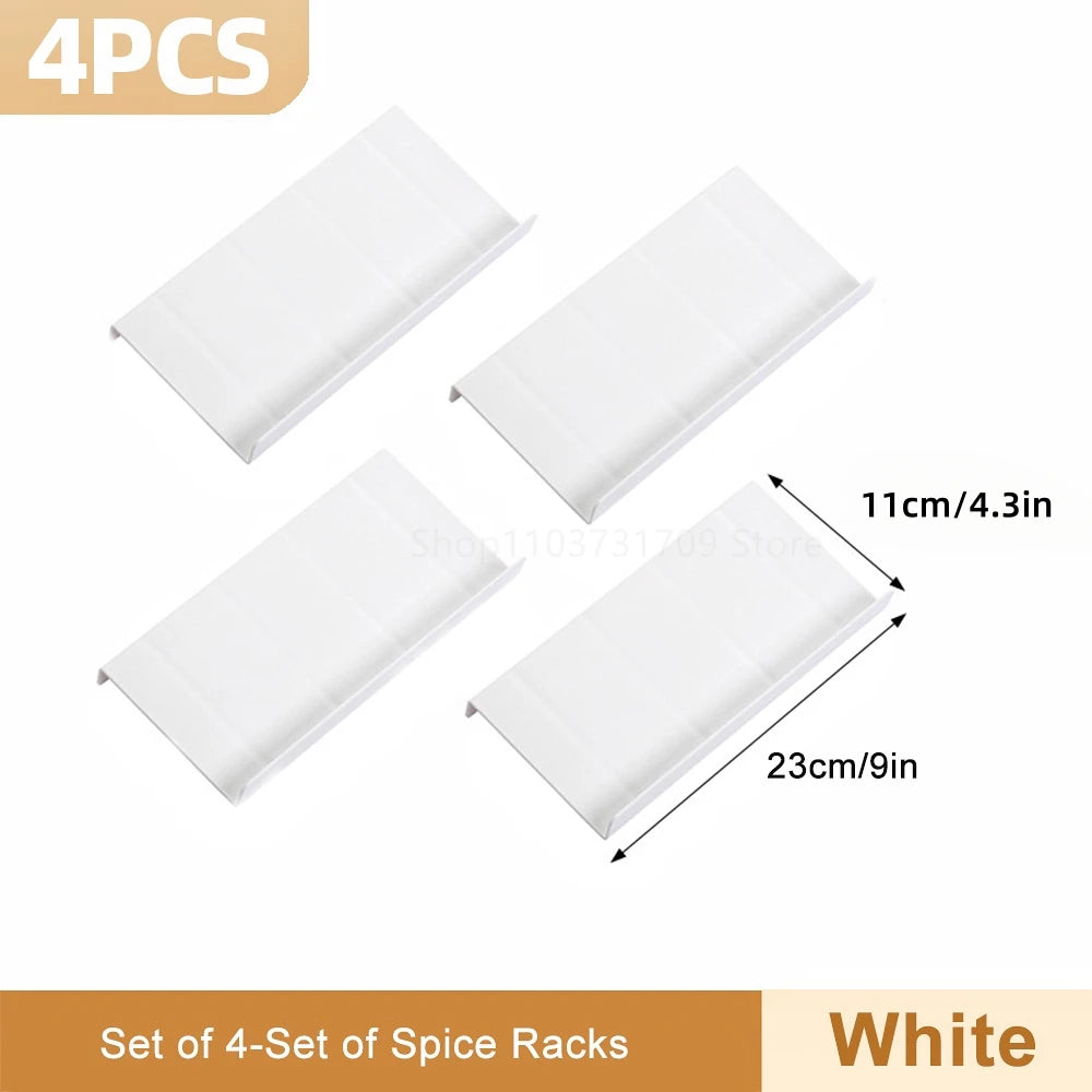 4-Layer Drawer Spice Rack Organizer — Stepped Design, Combinable