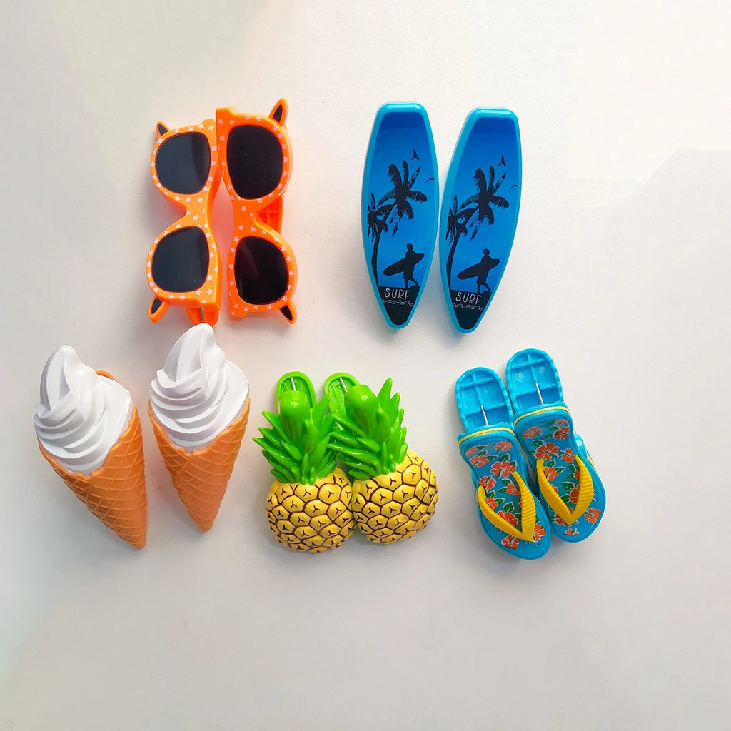 Beach Towel & Sunbed Clips – Set of 2