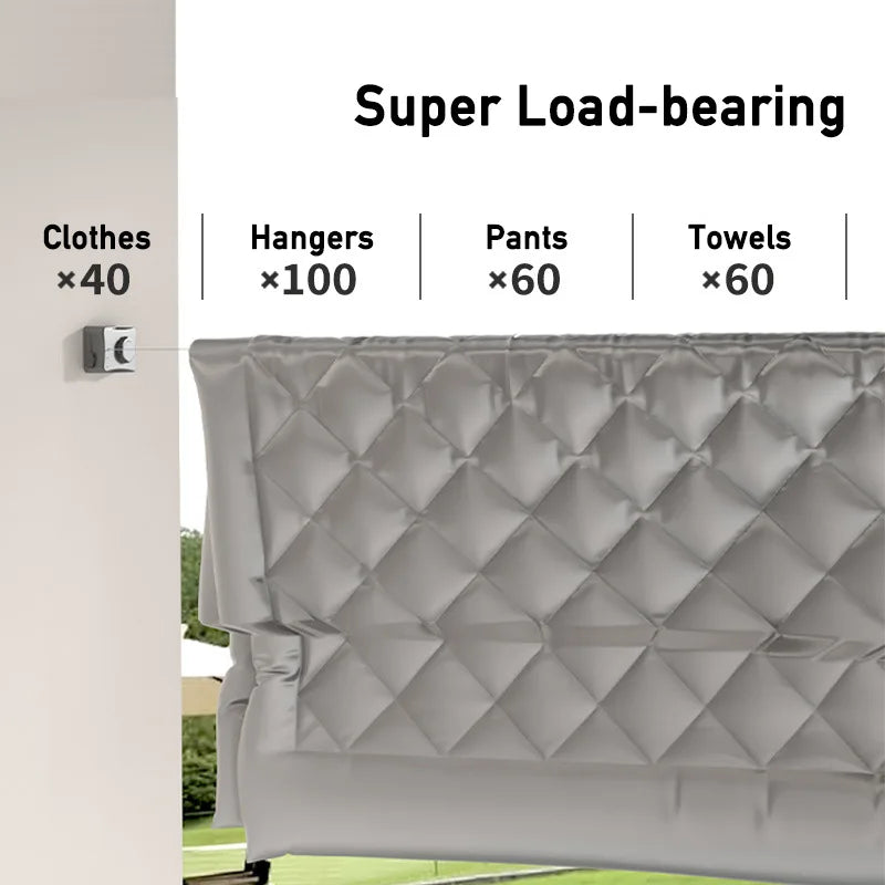 Retractable Clothesline Wall Mount