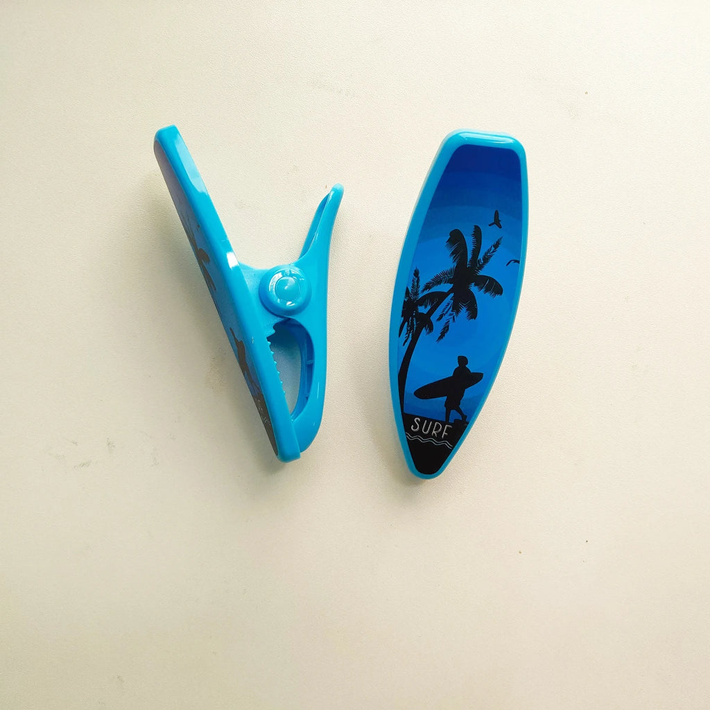 Beach Towel & Sunbed Clips – Set of 2