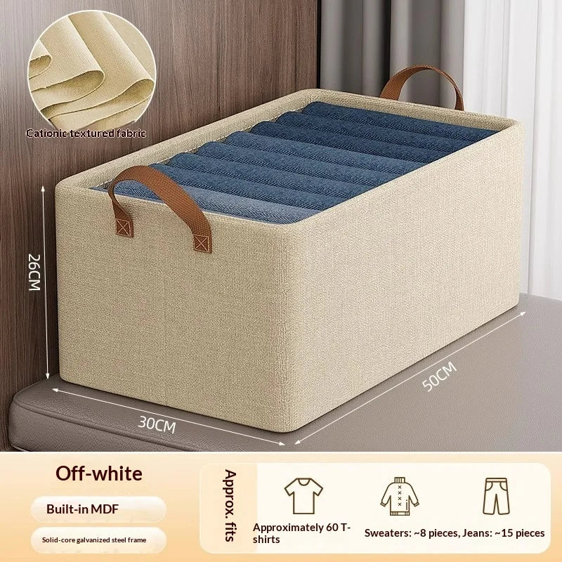 Stackable Fabric Storage Box — Wardrobe Organizer