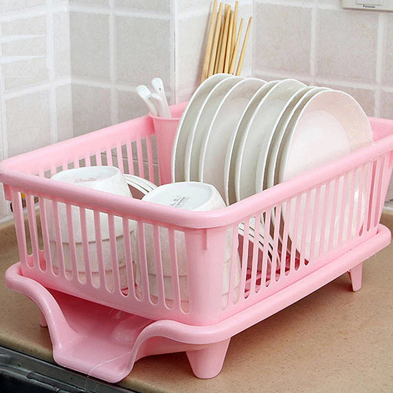 Countertop Dish Drying Rack with Drainer Board