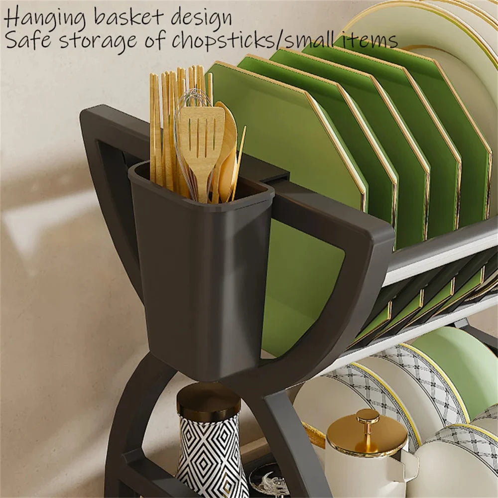 Kitchen Bowl & Chopstick Drain Rack