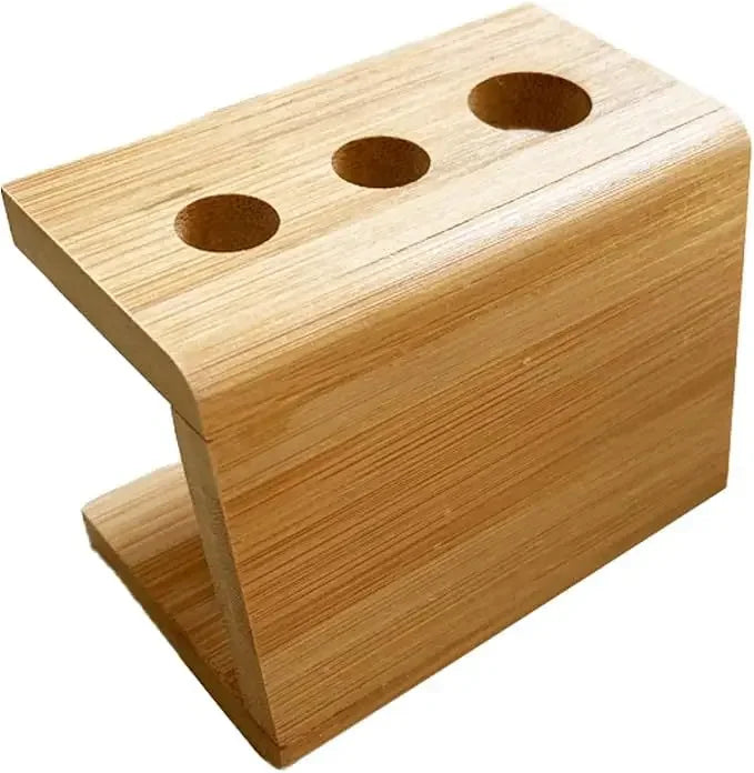 Bamboo Toothbrush Holder Stand — Multi-Slot, Freestanding Bathroom Organizer