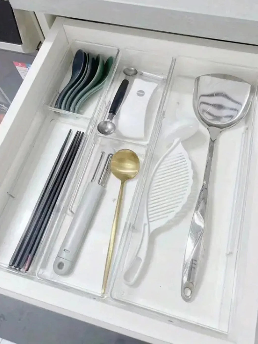 44pcs Transparent Drawer Divider Set