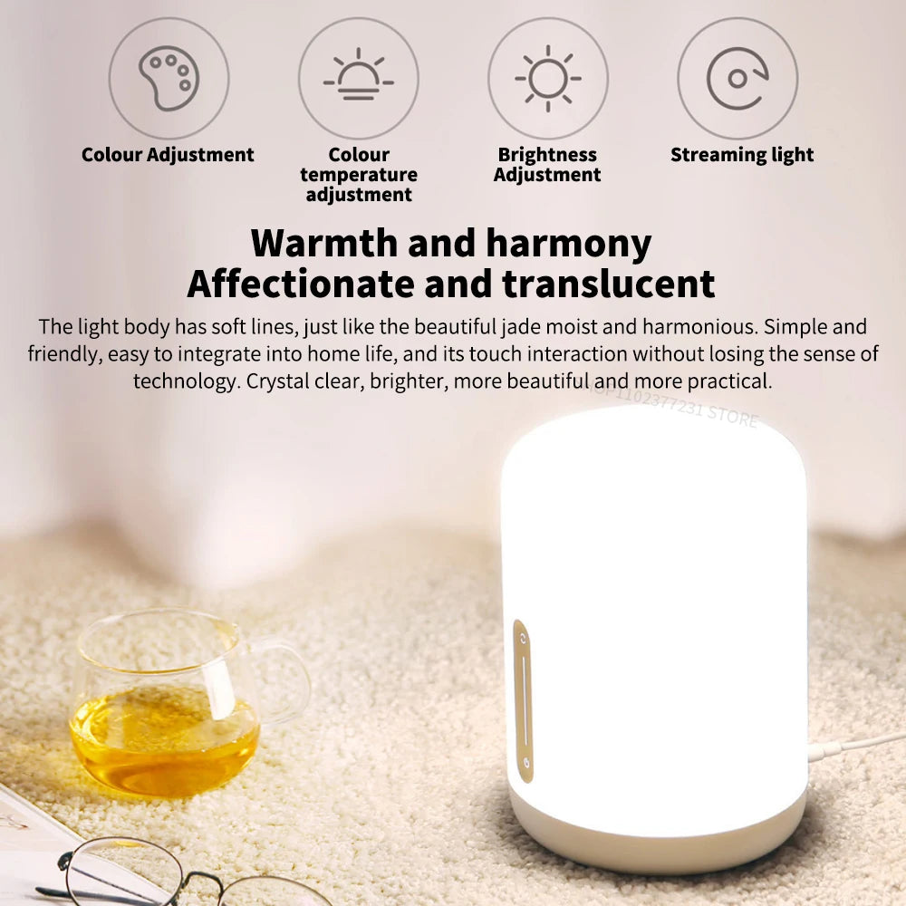Xiaomi Mijia Bedside Lamp 2 — Smart RGB, WiFi & Bluetooth, Apple HomeKit