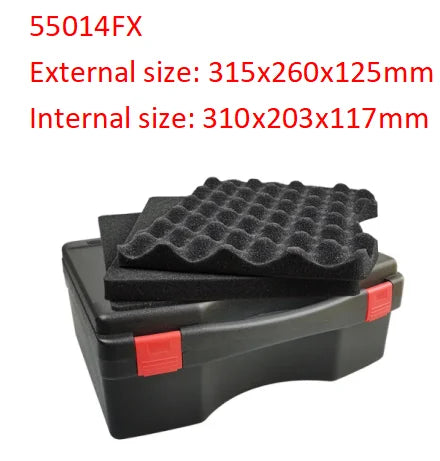 Multifunctional Plastic Hardware Toolbox – Portable Instrument & Equipment Storage Case