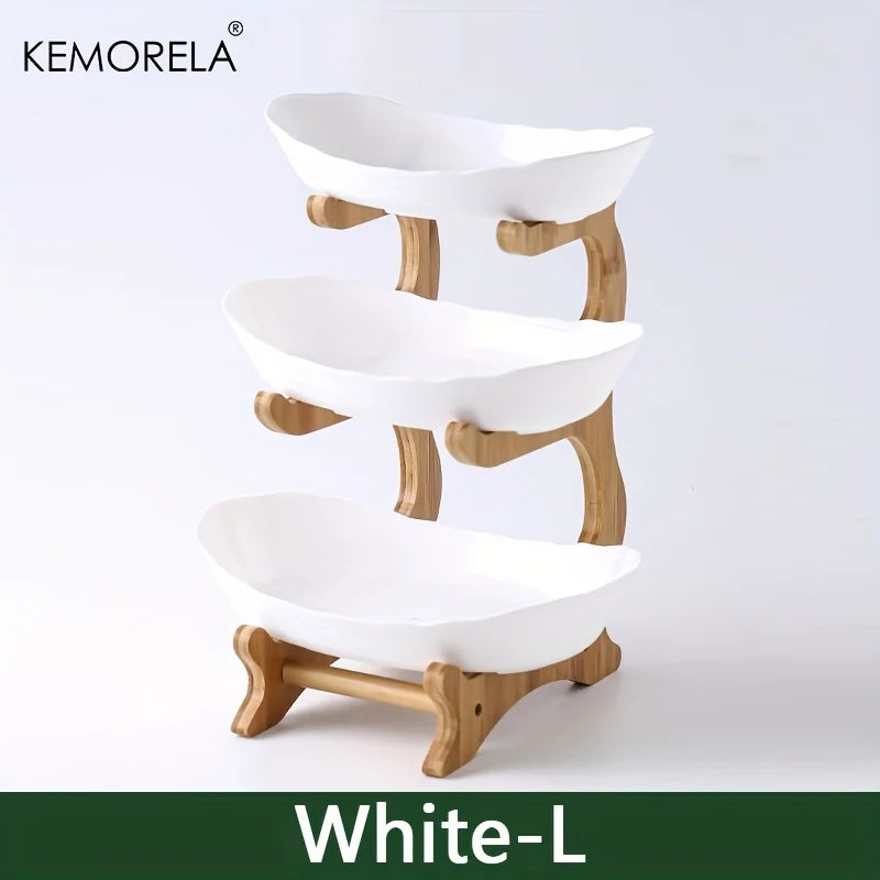 2 or 3-Layer Fruit & Snack Stand — for Living Room & Entertaining
