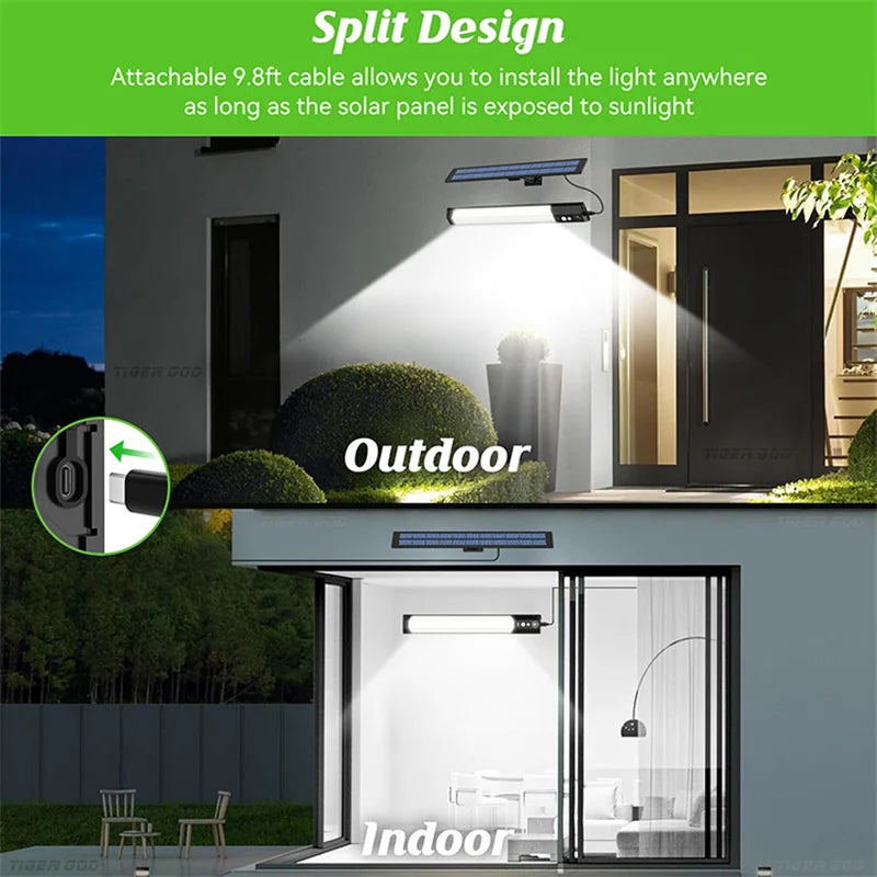 PDQ 158 LED Solar Flood Light – Motion Sensor & Remote, IP65 Dusk-to-Dawn