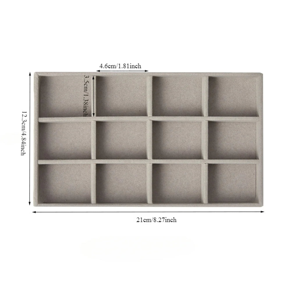 Velvet Jewelry Display Tray
