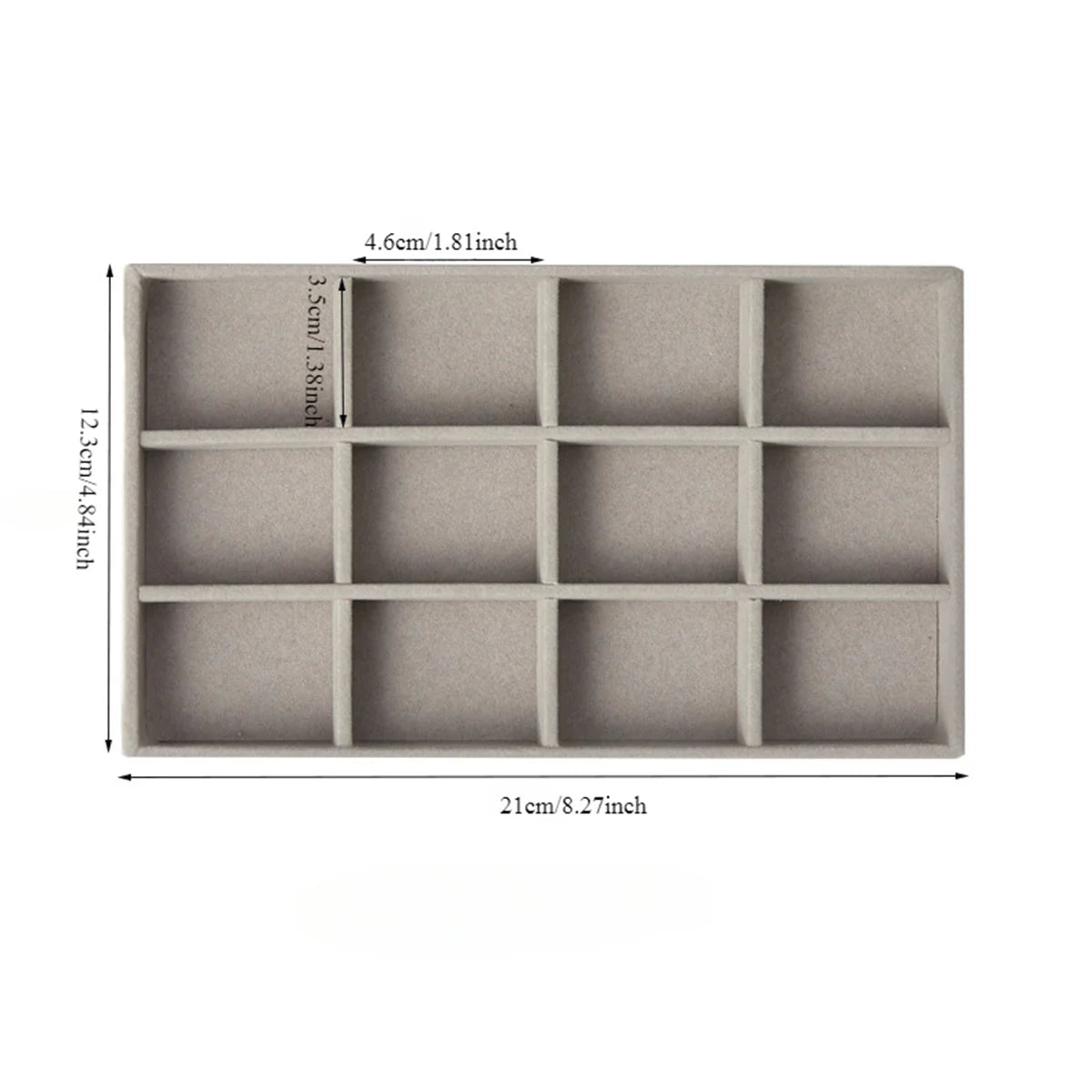 Velvet Jewelry Display Tray