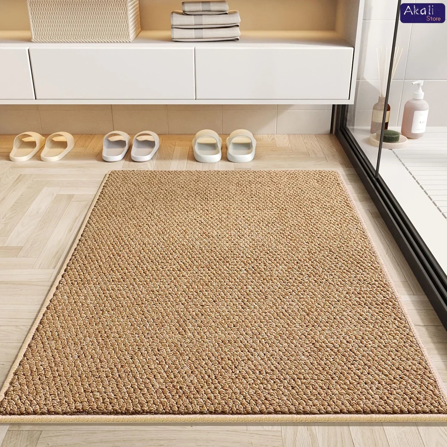 Geometric Absorbent Door Mat – Anti-Slip, Stain & Fade Resistant Indoor/Outdoor Rug