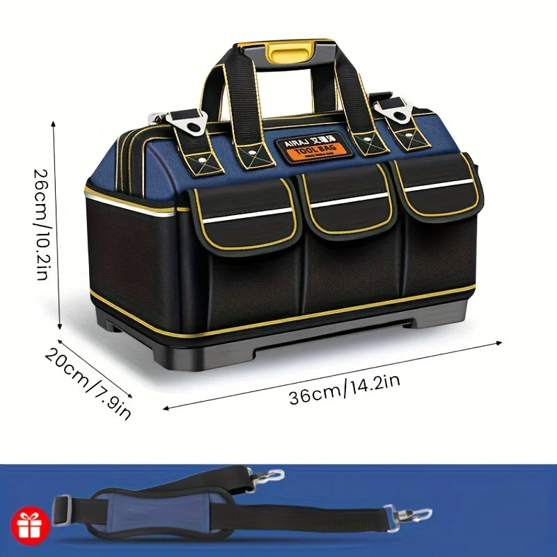 AIRAJ 1680D Oxford Electrician Tool Bag – Waterproof High-Capacity Storage Bag (13–18 inch)