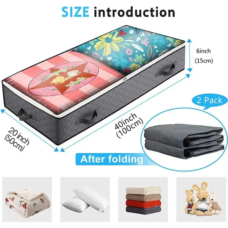 Foldable Dustproof Under-Bed Storage Bag