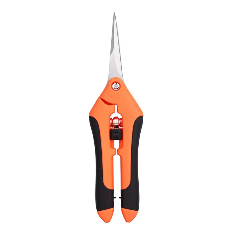 3-Piece Gardening Scissors Set – Ergonomic Non-Slip Pruning Shears with Safety Lock for Beginners