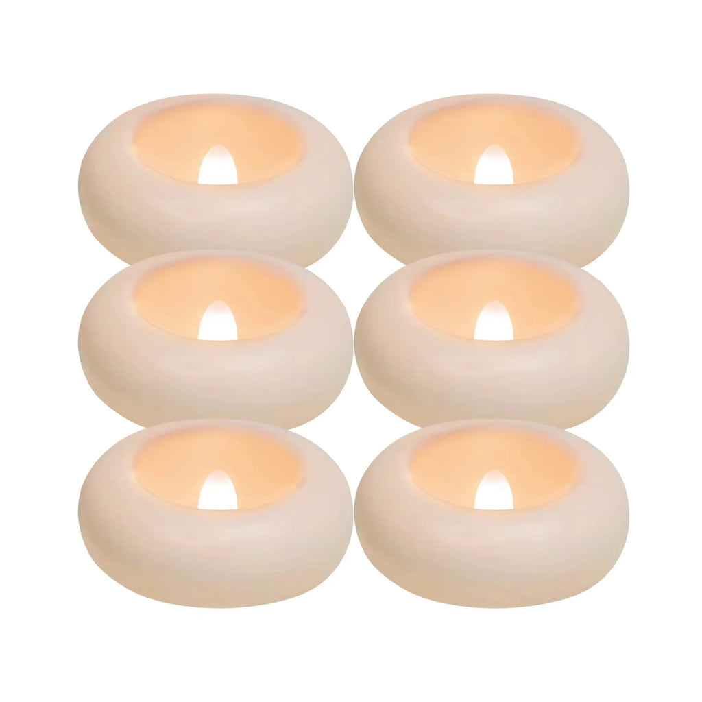 Floating Flameless LED Tealights — Waterproof, Pack of 12 or 24