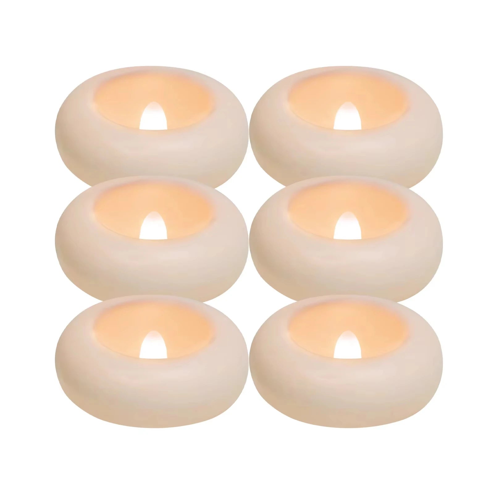 Floating Flameless LED Tealights — Waterproof, Pack of 12 or 24