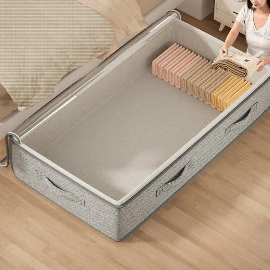 Foldable Under-Bed Storage Containers — Multipurpose Organizer Bins