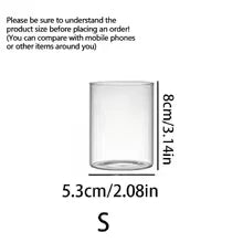 Glass Cylinder Candlestick — Large Capacity Vase & Storage Jar