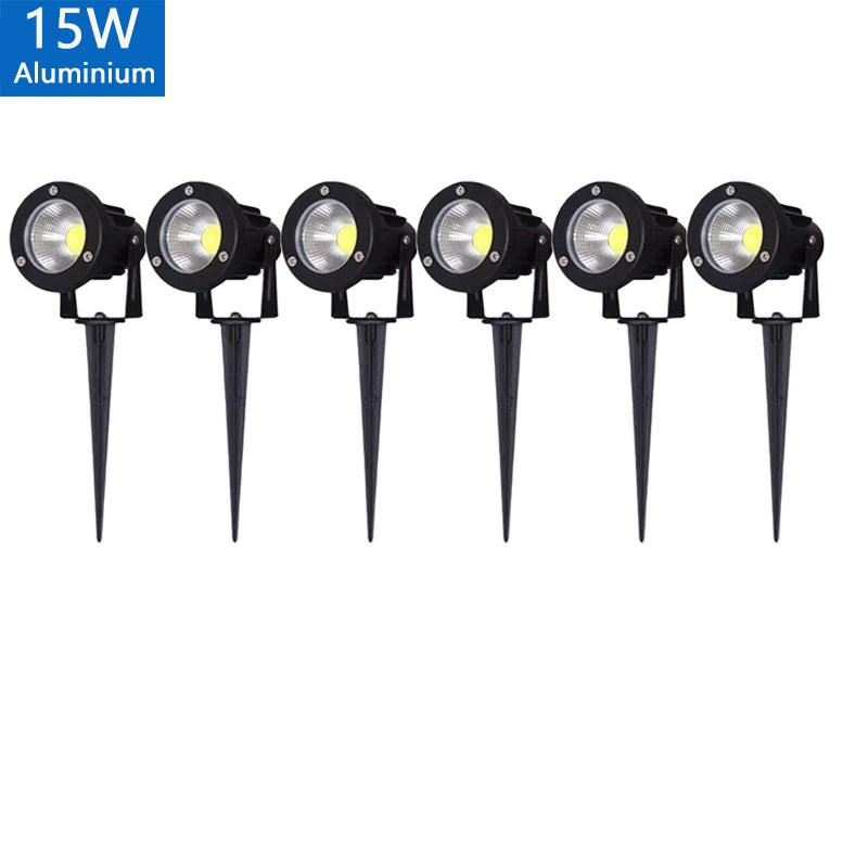 Zhengde LED Spike Lawn Lamp – 5W–20W IP65 Landscape Spotlight AC/DC